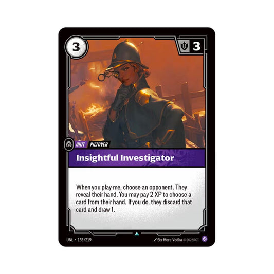 Insightful Investigator (UNL - 135) - Cards Beyond
