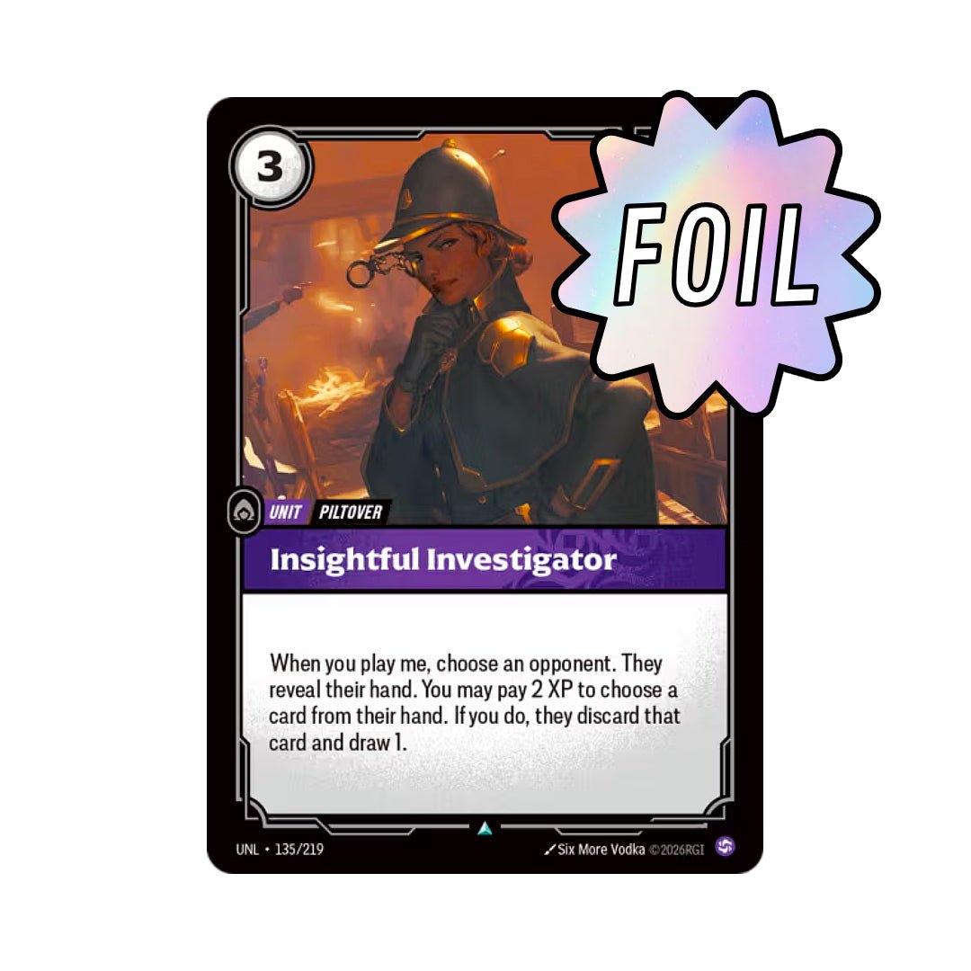 Insightful Investigator (UNL - 135) - Cards Beyond
