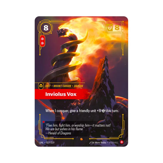 Inviolus Vox (UNL - 027) - Cards Beyond