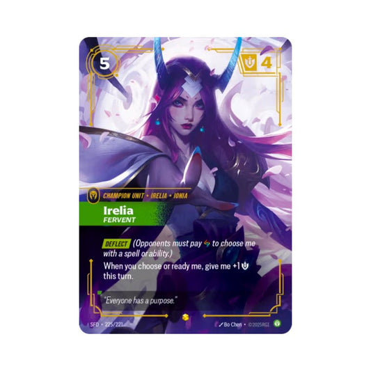 Irelia - Fervent (SFD - 225) - Cards Beyond