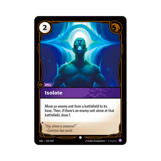 Isolate (UNL - 124) - Cards Beyond