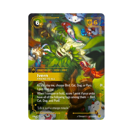 Ivern - Friend to All (UNL - 177) - Cards Beyond