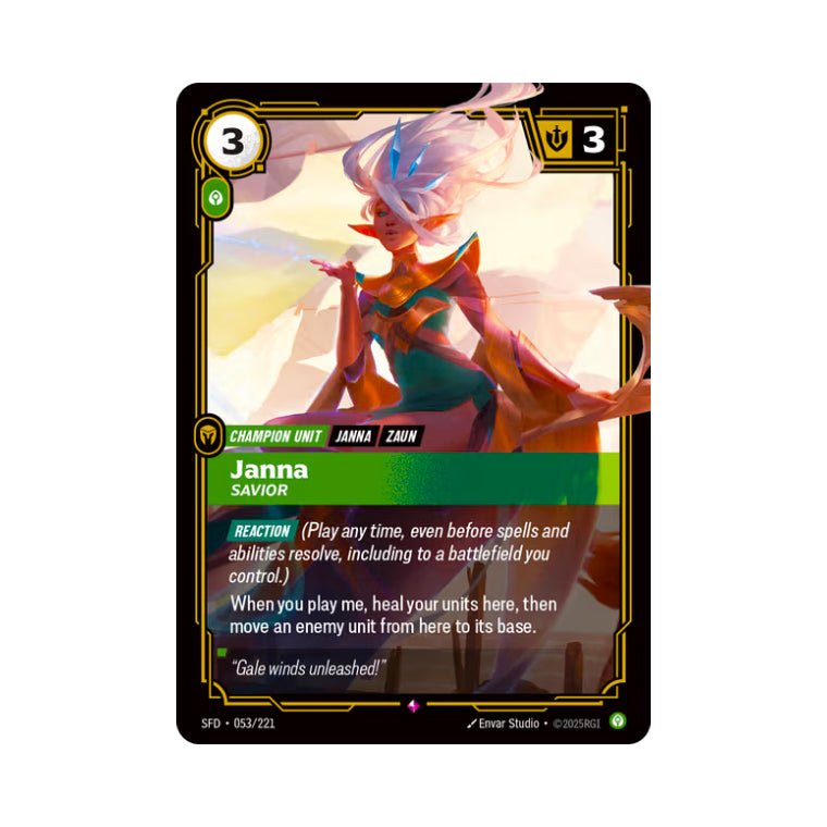 Janna - Savior (SFD - 053) - Cards Beyond