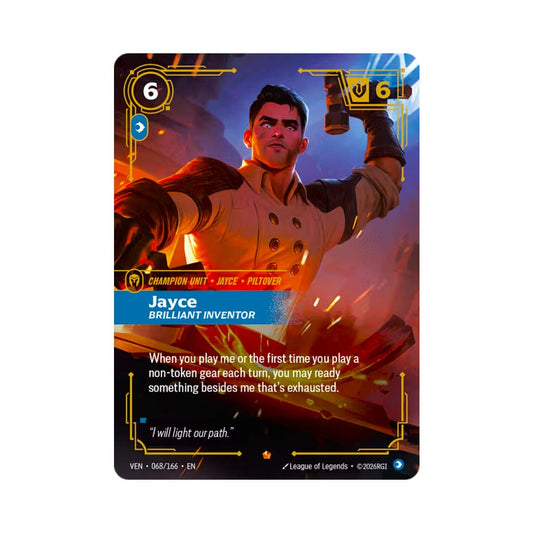 Jayce - Brilliant Inventor (VEN-068) - Cards Beyond