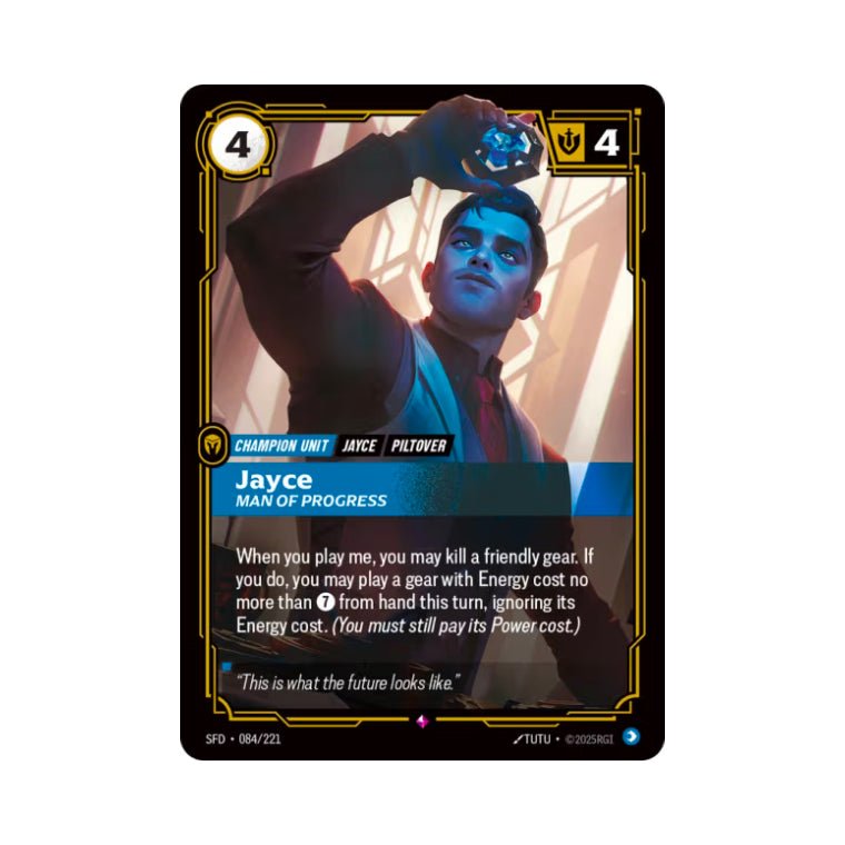 Jayce - Man of Progress (SFD - 084) - Cards Beyond