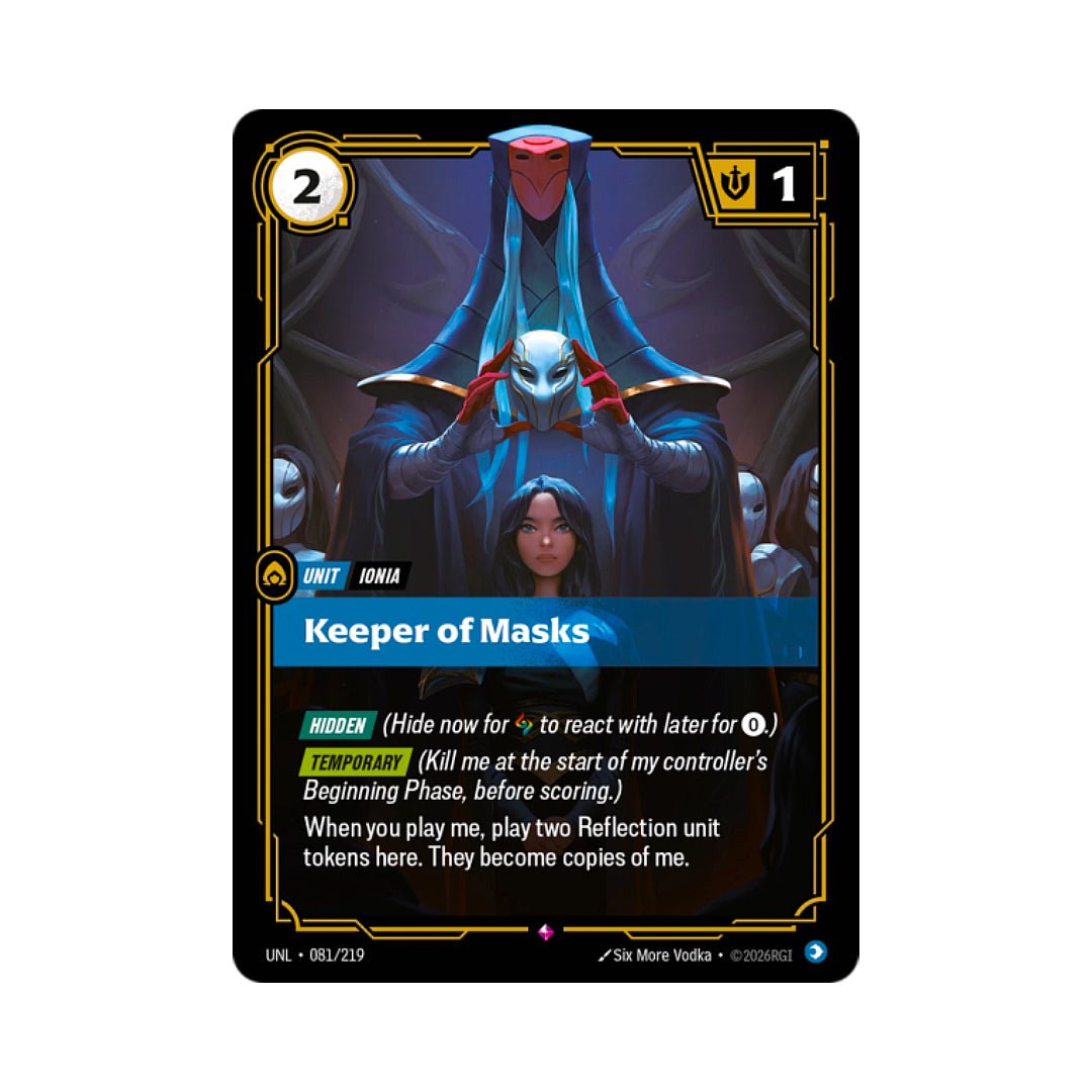 Keeper of Masks (UNL - 081) - Cards Beyond