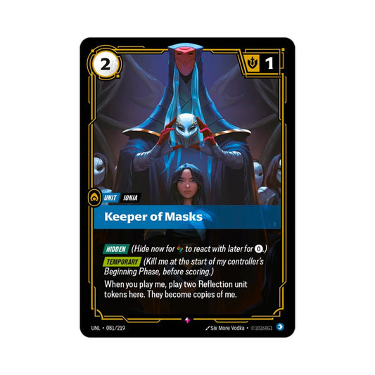 Keeper of Masks (UNL - 081) - Cards Beyond