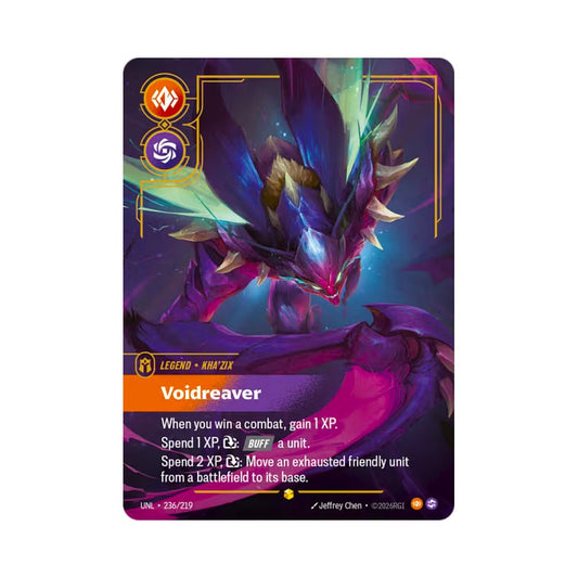 Kha'Zix - Voidreaver (UNL - 236) - Cards Beyond