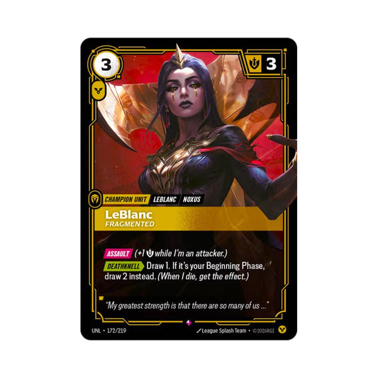 LeBlanc - Fragmented (UNL - 172) - Cards Beyond