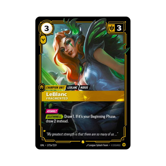 LeBlanc - Fragmented (UNL - 172a) - Cards Beyond