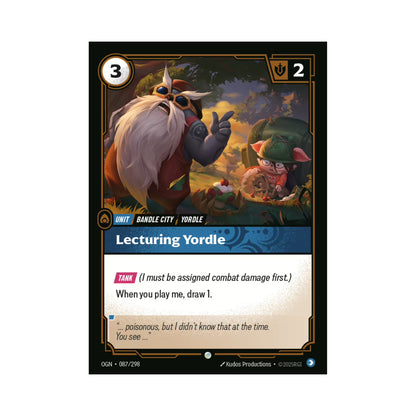 Lecturing Yordle (OGN-087)