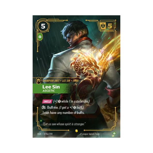 Lee Sin - Ascetic (OGN-078a)