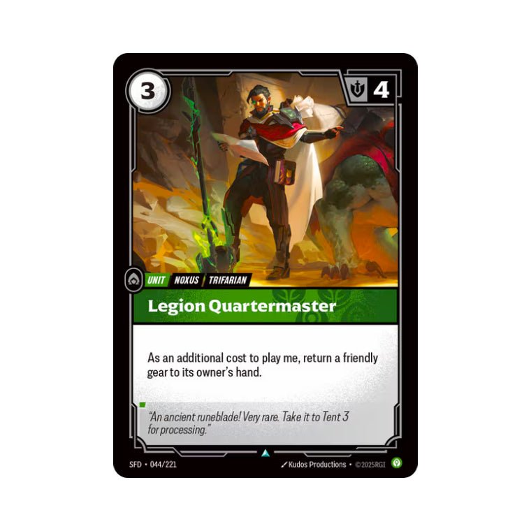 Legion Quartermaster (SFD - 044) - Cards Beyond