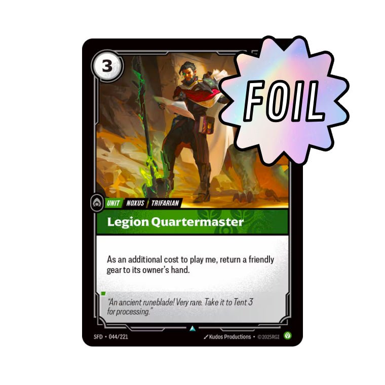 Legion Quartermaster (SFD - 044) - Cards Beyond