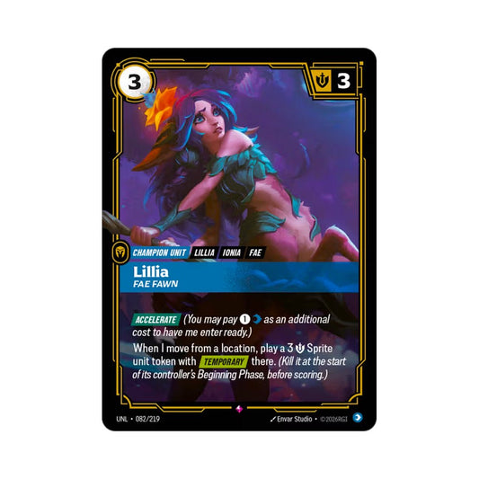 Lillia - Fae Fawn (UNL - 082) - Cards Beyond