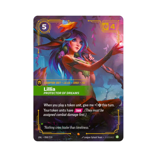 Lillia - Protector of Dreams (UNL - 058) - Cards Beyond