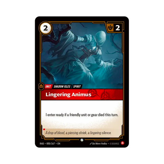 Lingering Animus (RAD-005)