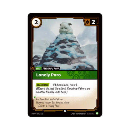 Lonely Poro (SFD - 036) - Cards Beyond
