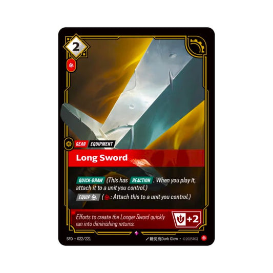 Long Sword (SFD - 022) - Cards Beyond