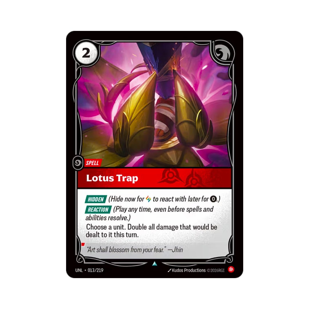 Lotus Trap (UNL - 013) - Cards Beyond