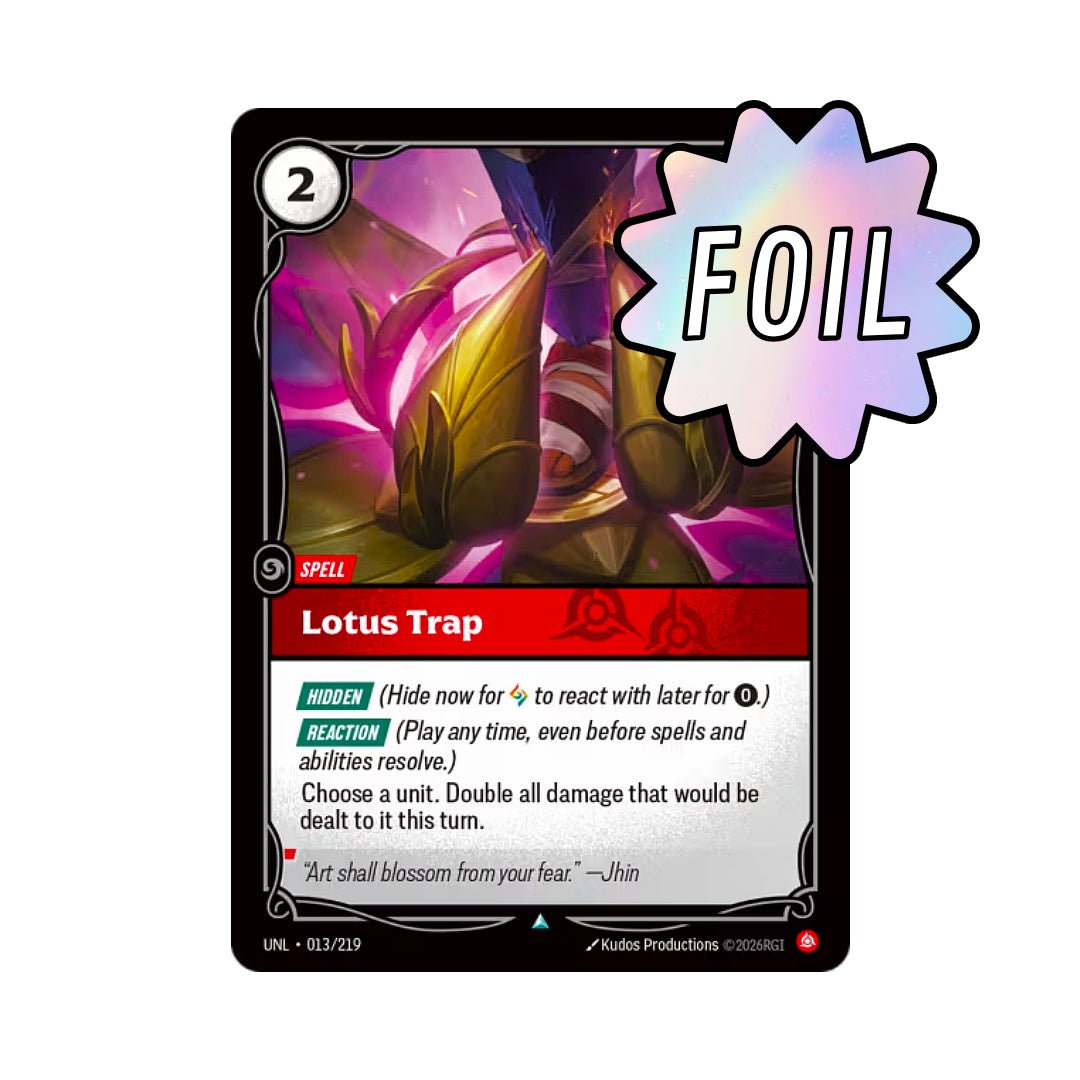 Lotus Trap (UNL - 013) - Cards Beyond