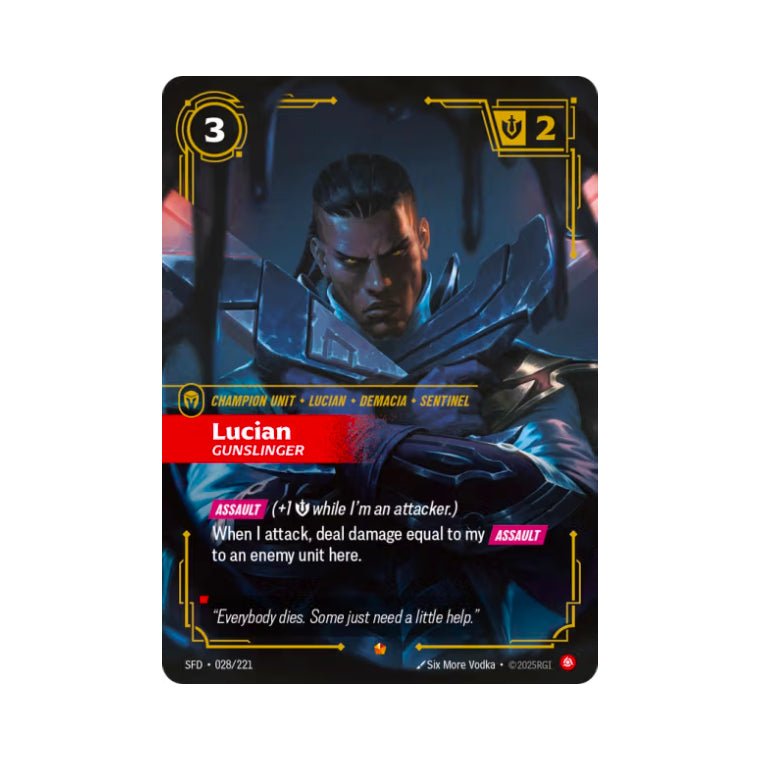 Lucian - Gunslinger (SFD - 028) - Cards Beyond