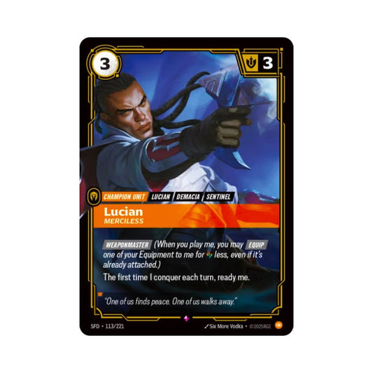 Lucian - Merciless (SFD - 113) - Cards Beyond