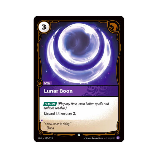 Lunar Boon (UNL - 125) - Cards Beyond
