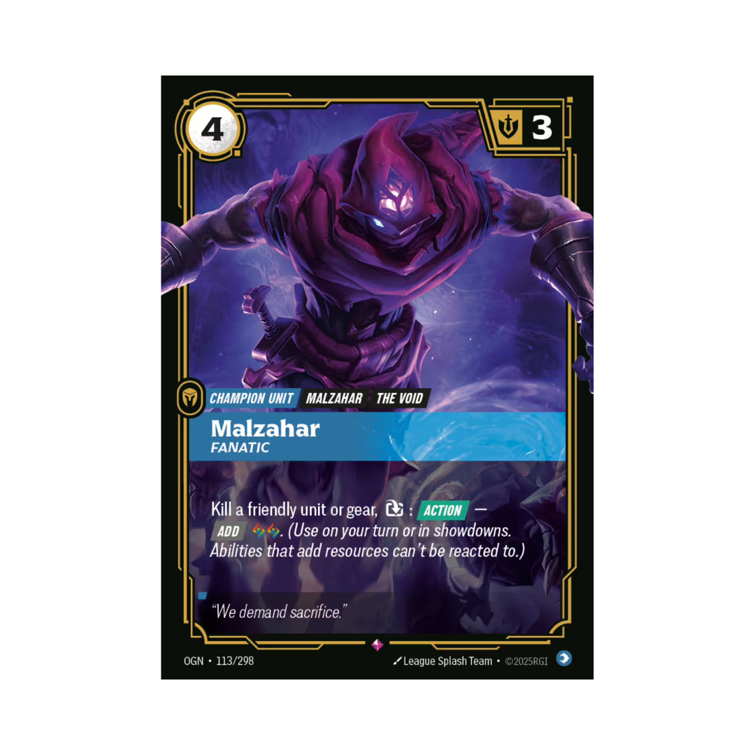 Malzahar - Fanatic (OGN-113)