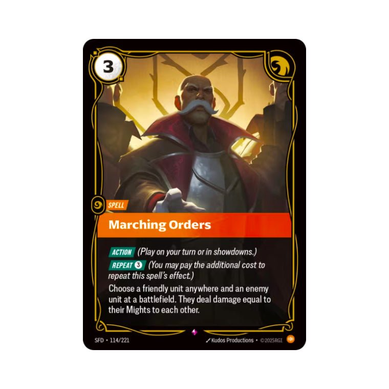 Marching Orders (SFD - 114) - Cards Beyond
