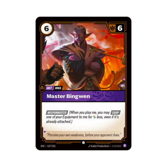 Master Bingwen (SFD - 127) - Cards Beyond
