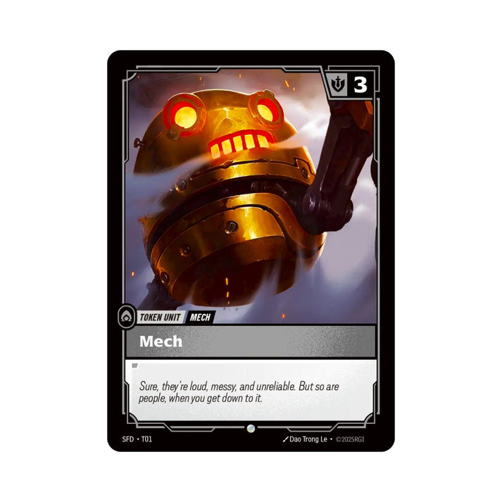 Riftbound | Mech Token (SFD-T01) / Buff Token – Cards Beyond