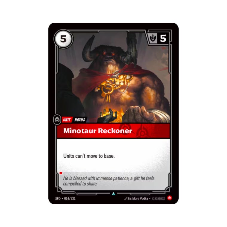 Minotaur Reckoner (SFD - 014) - Cards Beyond