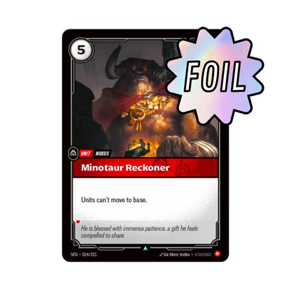 Minotaur Reckoner (SFD - 014) - Cards Beyond