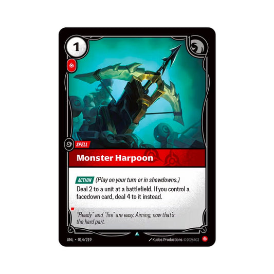 Monster Harpoon (UNL - 014) - Cards Beyond
