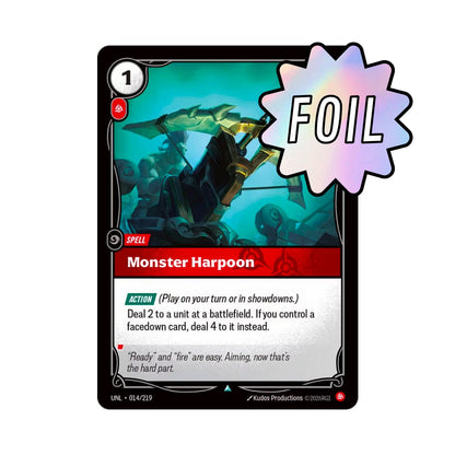 Monster Harpoon (UNL - 014) - Cards Beyond