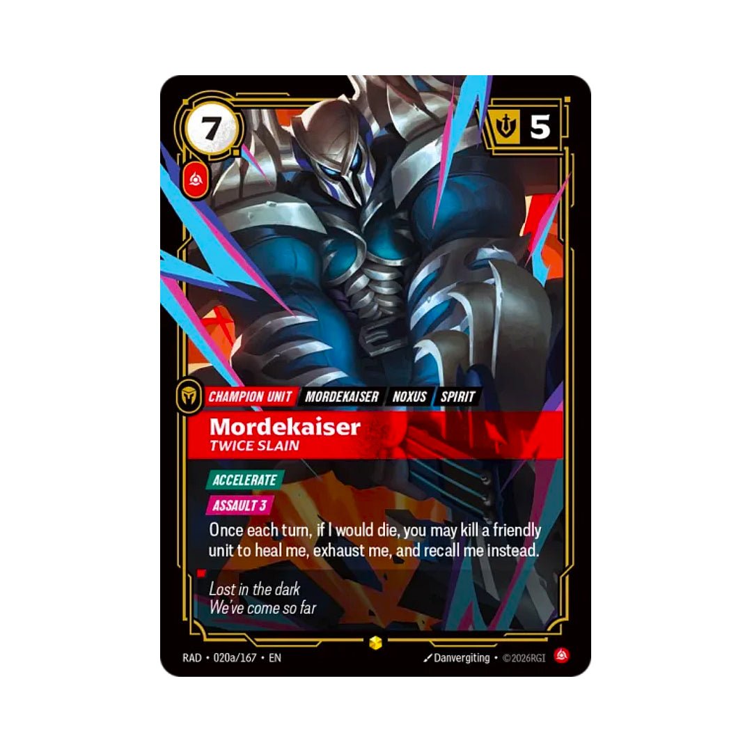 Mordekaiser - Twice Slain (RAD-020a) - Cards Beyond