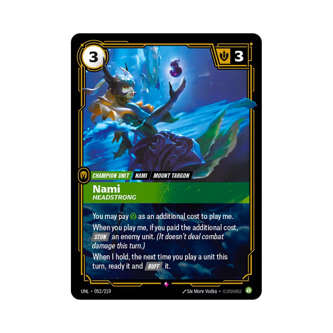 Nami - Headstrong (UNL - 052) - Cards Beyond