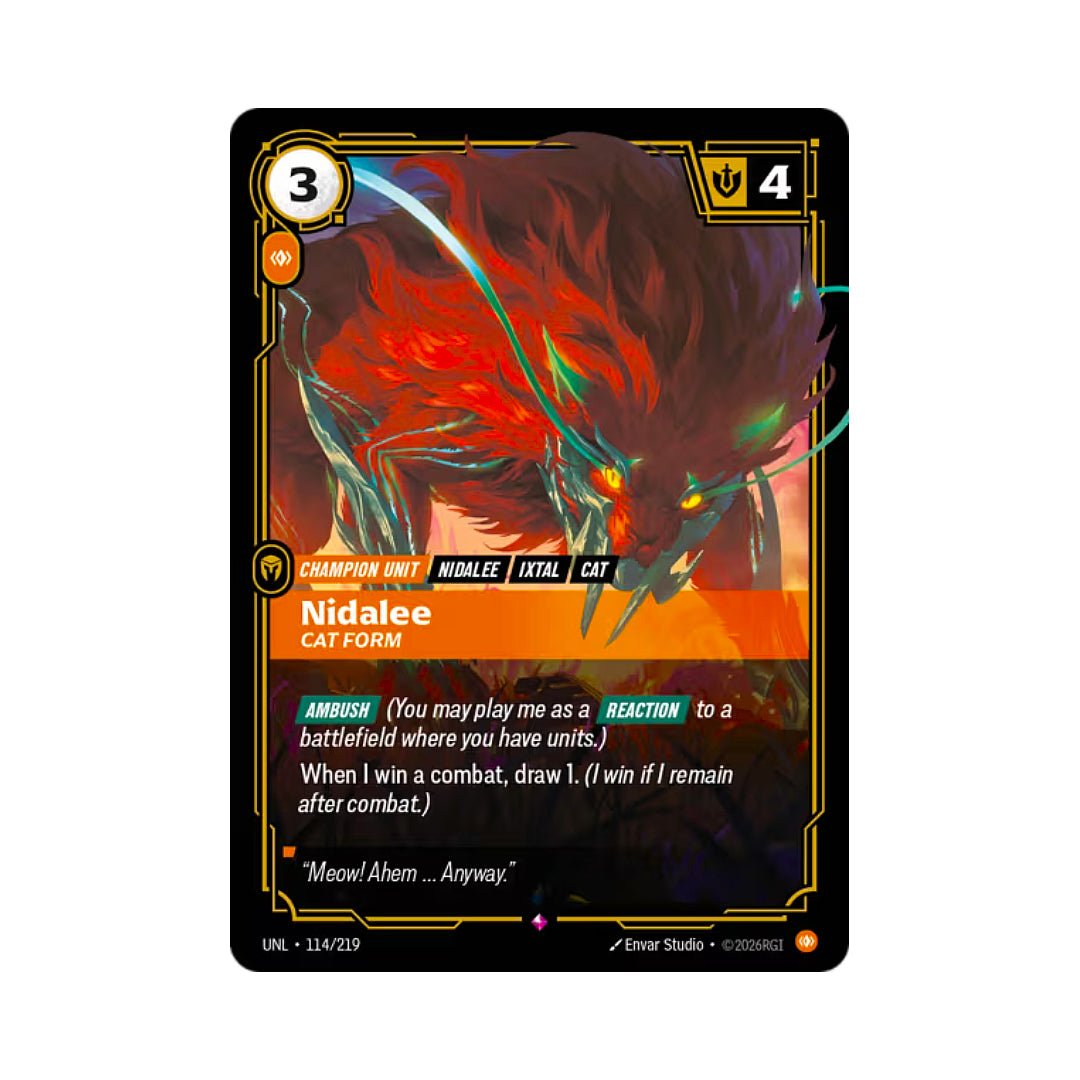Nidalee - Cat Form (UNL - 114) - Cards Beyond