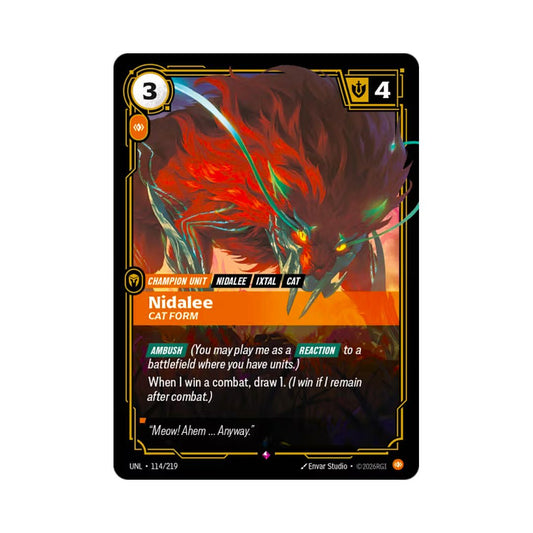 Nidalee - Cat Form (UNL - 114) - Cards Beyond