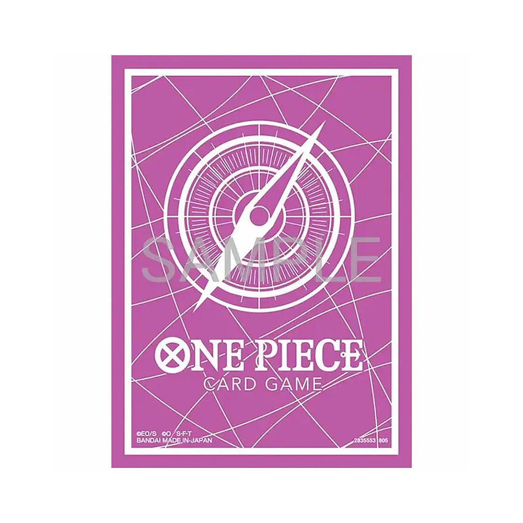 One Piece Standard Purple Cardback Sleeves - Cards Beyond