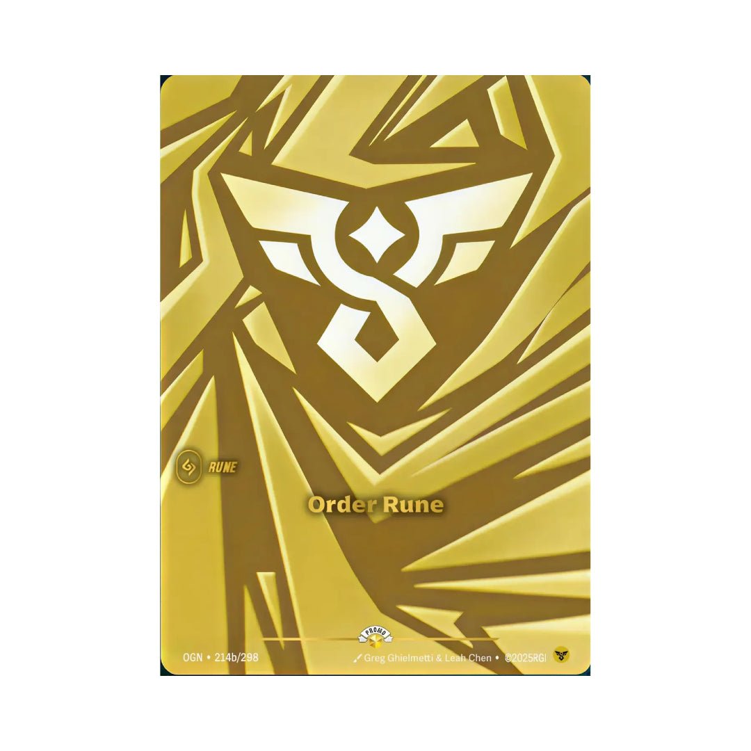 Ogn Runes Riftbound | Order Rune (OGN-214b) – Cards Beyond