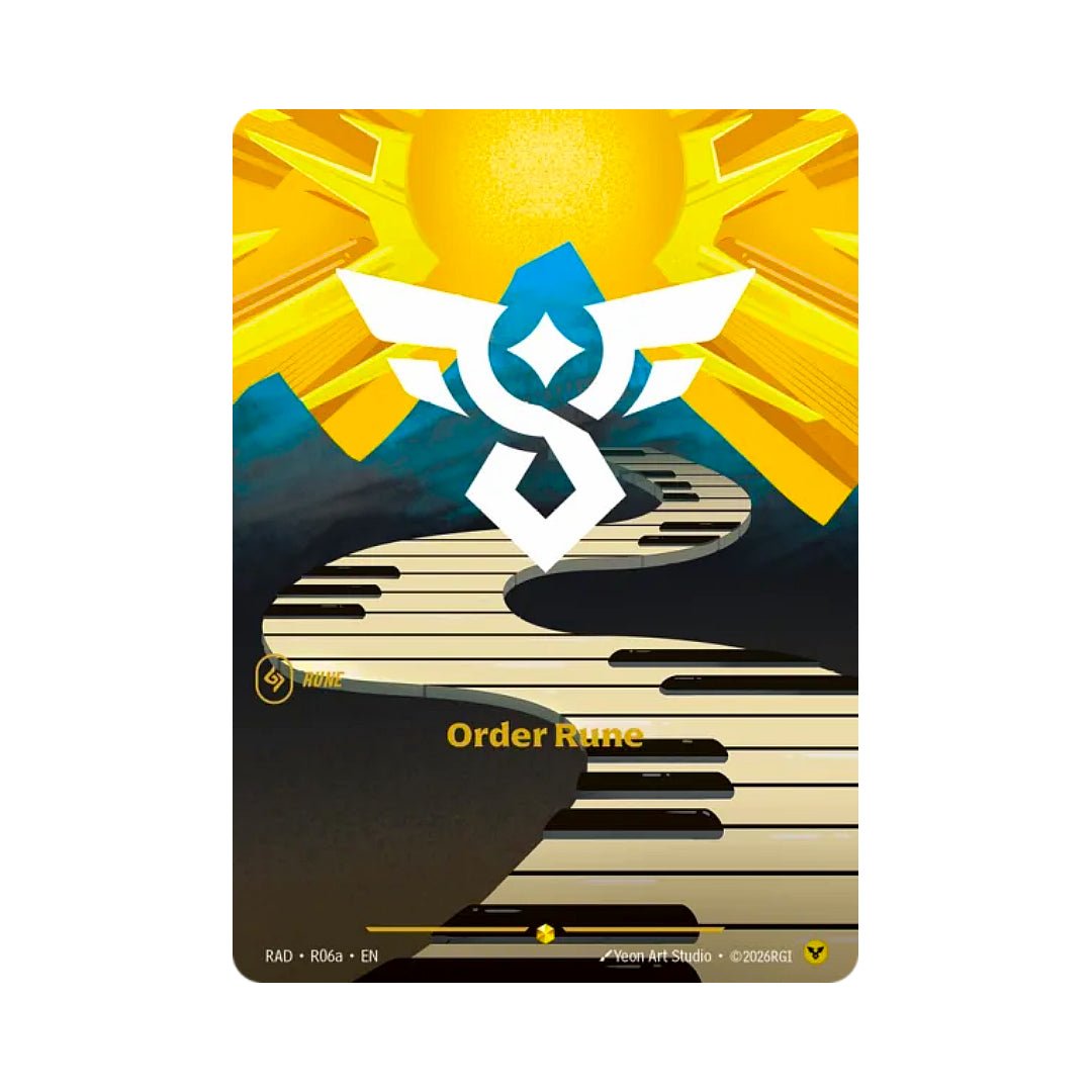 Order Rune (RAD-R06a) - Cards Beyond