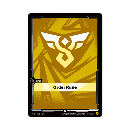 Order Rune (VEN-R06) - Cards Beyond