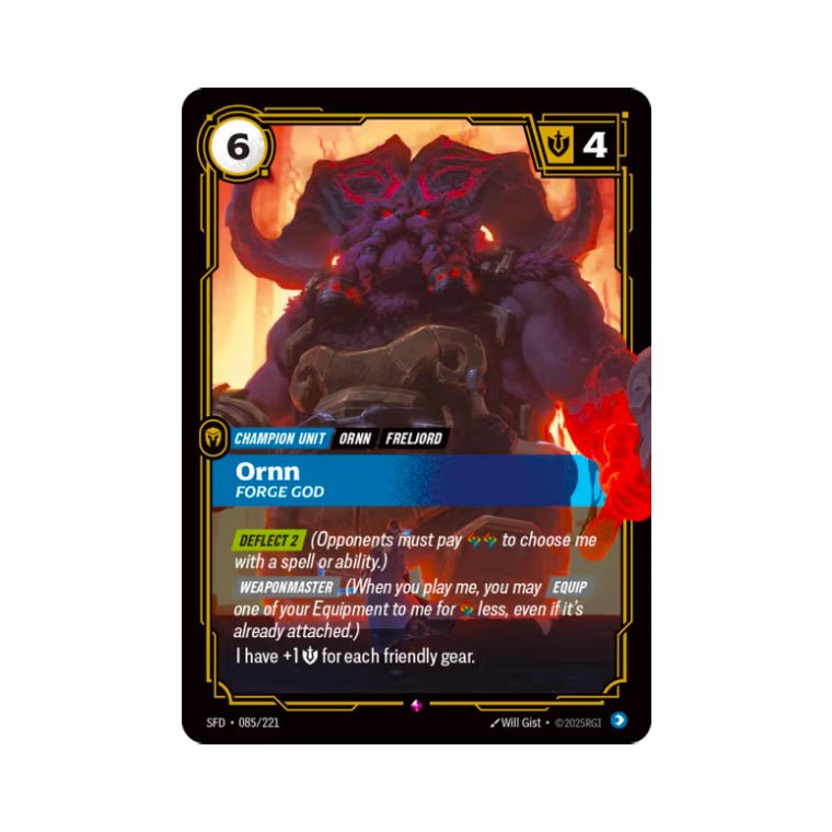 Ornn - Forge God (SFD - 085) - Cards Beyond