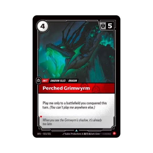 Perched Grimwyrm (SFD - 015) - Cards Beyond