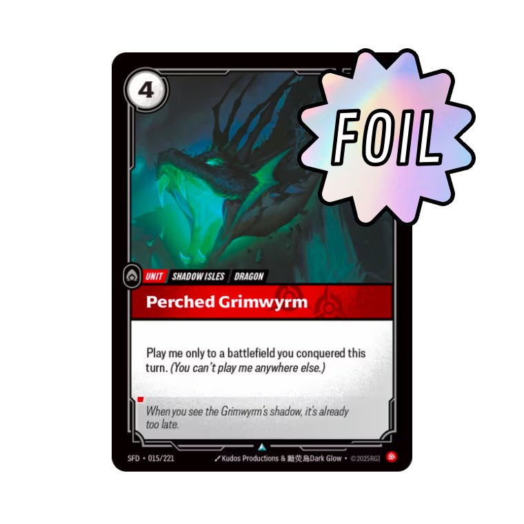 Perched Grimwyrm (SFD - 015) - Cards Beyond