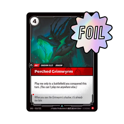 Perched Grimwyrm (SFD - 015) - Cards Beyond