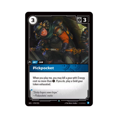 Pickpocket (SFD - 074) - Cards Beyond