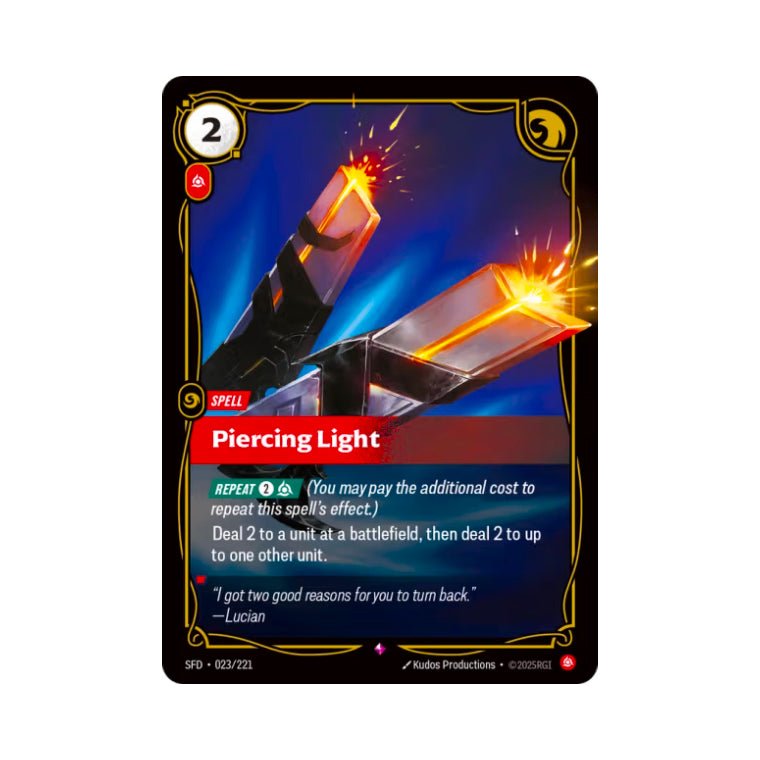 Piercing Light (SFD - 023) - Cards Beyond